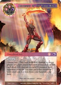 Awakening of the Flame King - Alice Origin Starter Deck - Force of Will card