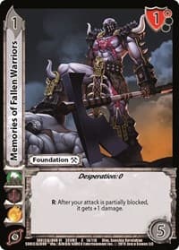 Memories of Fallen Warriors - SoulCalibur VI: Libra of Souls - UniVersus card
