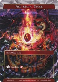 Fire Magic Stone - Alice Origin Memoria Cards - Force of Will card