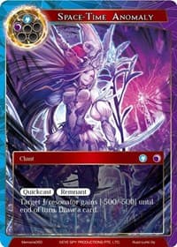 Space-Time Anomaly - Alice Origin Memoria Cards - Force of Will card