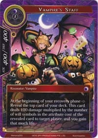 Vampire's Staff - Alice Origin Memoria Cards - Force of Will card