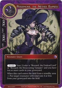 Persephone, the Nether Empress - Alice Origin Memoria Cards - Force of Will card
