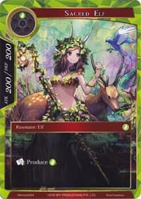 Sacred Elf - Alice Origin Memoria Cards - Force of Will card