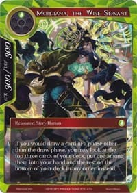 Morgiana, the Wise Servant - Alice Origin Memoria Cards - Force of Will card