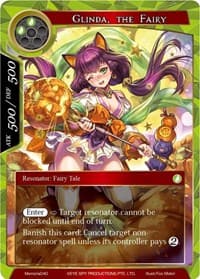 Glinda, the Fairy - Alice Origin Memoria Cards - Force of Will card