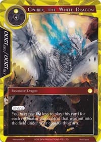 Gwiber, the White Dragon - Alice Origin Memoria Cards - Force of Will card