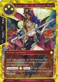 Jeanne d'Arc, the Awakening Purity - Alice Origin Memoria Cards - Force of Will card