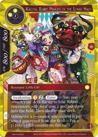 Kaguya, Rabbit Princess of the Lunar Halo - Alice Origin Memoria Cards - Force of Will card