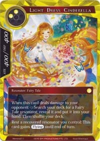 Light Dress Cinderella - Alice Origin Memoria Cards - Force of Will card