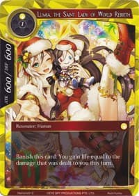 Lumia, the Saint Lady of World Rebirth - Alice Origin Memoria Cards - Force of Will card