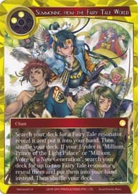 Summoning from the Fairy Tale World - Alice Origin Memoria Cards - Force of Will card