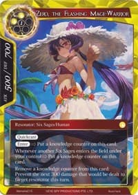 Zero, the Flashing Mage-Warrior - Alice Origin Memoria Cards - Force of Will card