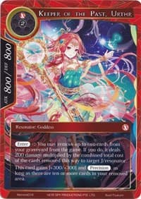 Keeper of the Past, Urthr - Alice Origin Memoria Cards - Force of Will card