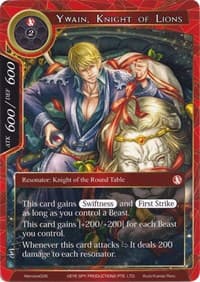 Ywain, Knight of Lions - Alice Origin Memoria Cards - Force of Will card