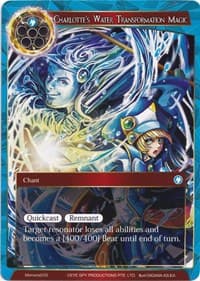 Charlotte's Water Transformation Magic - Alice Origin Memoria Cards - Force of Will card