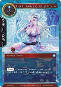 Hera, Goddess of Jealousy - Alice Origin Memoria Cards - Force of Will card