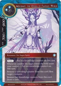 Moojdart, the Queen of Fantasy World - Alice Origin Memoria Cards - Force of Will card