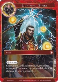 Lightning Strike - Memoria021 - Alice Origin Memoria Cards - Force of Will card