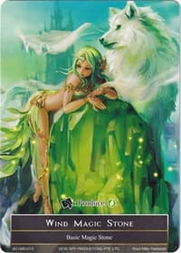 Wind Magic Stone - AO1MS-010 - Alice Origin - Force of Will card