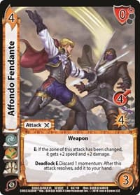Affondo Fendante - SoulCalibur VI: Libra of Souls - UniVersus card