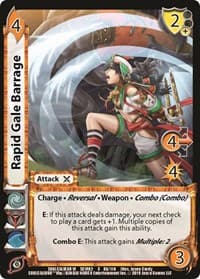 Rapid Gale Barrage - SoulCalibur VI: Libra of Souls - UniVersus card