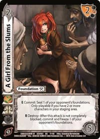 A Girl from the Slums - SoulCalibur VI: Libra of Souls - UniVersus card