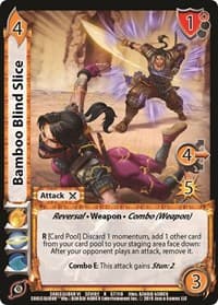 Bamboo Blind Slice - SoulCalibur VI: Libra of Souls - UniVersus card