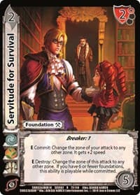Servitude for Survival - SoulCalibur VI: Libra of Souls - UniVersus card