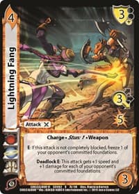 Lightning Fang - SoulCalibur VI: Libra of Souls - UniVersus card