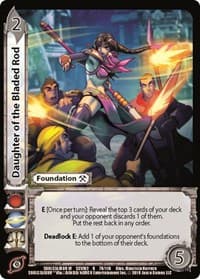 Daughter of the Bladed Rod - SoulCalibur VI: Libra of Souls - UniVersus card
