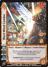 West Wind Combo - SoulCalibur VI: Libra of Souls - UniVersus card