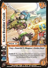 Snare Boulder Crush - SoulCalibur VI: Libra of Souls - UniVersus card
