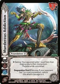 Murderous Addiction - SoulCalibur VI: Libra of Souls - UniVersus card