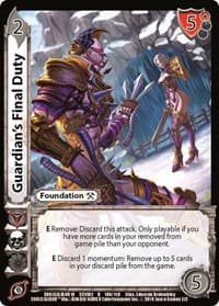 Guardian's Final Duty - SoulCalibur VI: Libra of Souls - UniVersus card