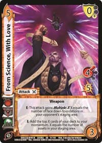 From Science, With Love - SoulCalibur VI: Libra of Souls - UniVersus card