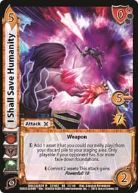 I Shall Save Humanity - SoulCalibur VI: Libra of Souls - UniVersus card