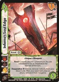 Inferno's Soul Edge - SoulCalibur VI: Libra of Souls - UniVersus card