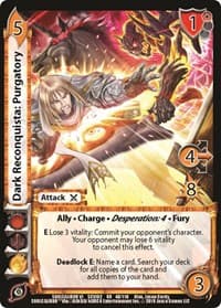 Dark Reconquista: Purgatory - SoulCalibur VI: Libra of Souls - UniVersus card