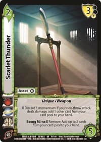 Scarlet Thunder - SoulCalibur VI: Libra of Souls - UniVersus card