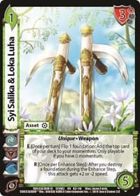Syi Salika & Loka Luha - SoulCalibur VI: Libra of Souls - UniVersus card