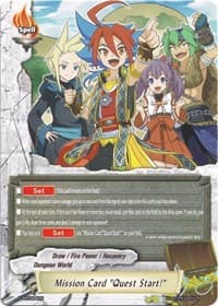 Mission Card "Quest Start!" - S-Promo Cards - Future Card BuddyFight card