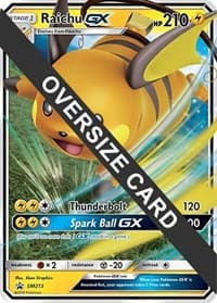 Raichu GX - SM213 - Jumbo Cards - Pokemon card