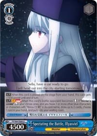 Spectating the Battle, Illyasviel - Fate/stay night [Heaven's Feel] - Weiss Schwarz card