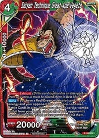 Saiyan Technique Great Ape Vegeta - Promotion Cards - Dragon Ball Super: Masters card