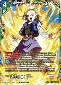 Android 18, Full of Rage - Promotion Cards - Dragon Ball Super: Masters card