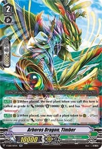 Arboros Dragon, Timber - V-EB10: The Mysterious Fortune - Cardfight Vanguard card