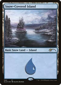 Snow-Covered Island (2) - Secret Lair Drop Series - Magic: The Gathering card