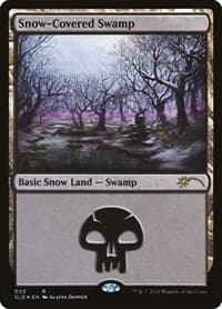 Snow-Covered Swamp (3) - Secret Lair Drop Series - Magic: The Gathering card