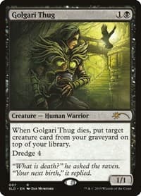 Golgari Thug - Secret Lair Drop Series - Magic: The Gathering card
