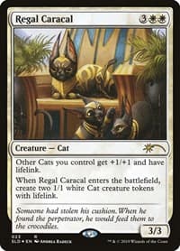 Regal Caracal - Secret Lair Drop Series - Magic: The Gathering card